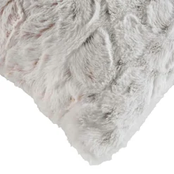 douceur d'intu017drieur Coussin carré imitation fourrure (45 x 45 cm) Alaska Ecru Outlet