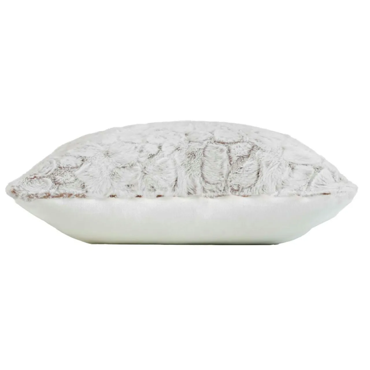 douceur d'intu017drieur Coussin carré imitation fourrure (45 x 45 cm) Alaska Ecru Outlet
