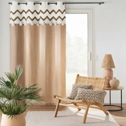douceur d'intu017drieur Coussin carré macramé (40 x 40 cm) Indy Taupe New