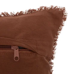 ATMOSPHERA Coussin carré nid d'abeille (45 x 45 cm) Widdy Terracotta Outlet