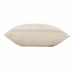 DOUCEUR D'INTERIEUR Coussin carré polycoton (40 x 40 cm) Doreline Ecru Online