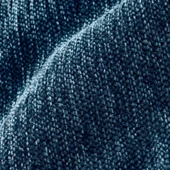 EMINZA Coussin carré tissé (45 x 45 cm) Magnus Bleu nuit Outlet