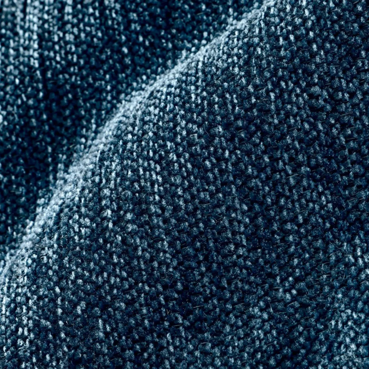 EMINZA Coussin carré tissé (45 x 45 cm) Magnus Bleu nuit Outlet