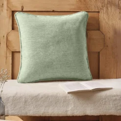 EMINZA Coussin carré tissé (45 x 45 cm) Magnus Vert Eucalyptus Best