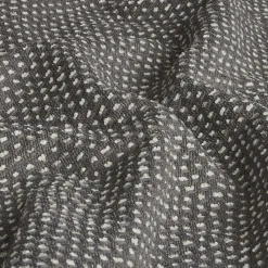 EMINZA Coussin carré tissé (50 x 50 cm) Oscar Gris Anthracite Best