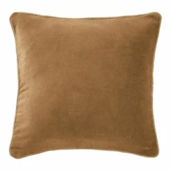 EMINZA Coussin carré velours de coton (45 x 45 cm) Victor Camel Hot