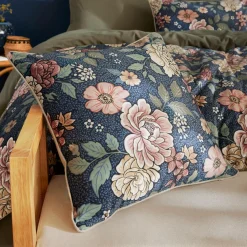 EMINZA Coussin carré velours (50 x 50 cm) Dolores Rose Discount