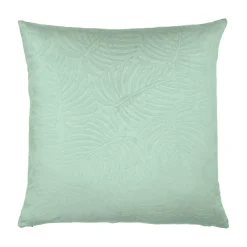 EMINZA Coussin carré velours (60 x 60 cm) Fern Vert sauge Outlet