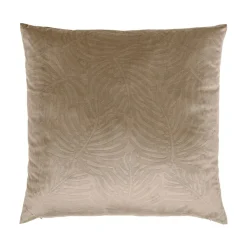 EMINZA Coussin carré velours (60 x 60 cm) Fern Taupe Best