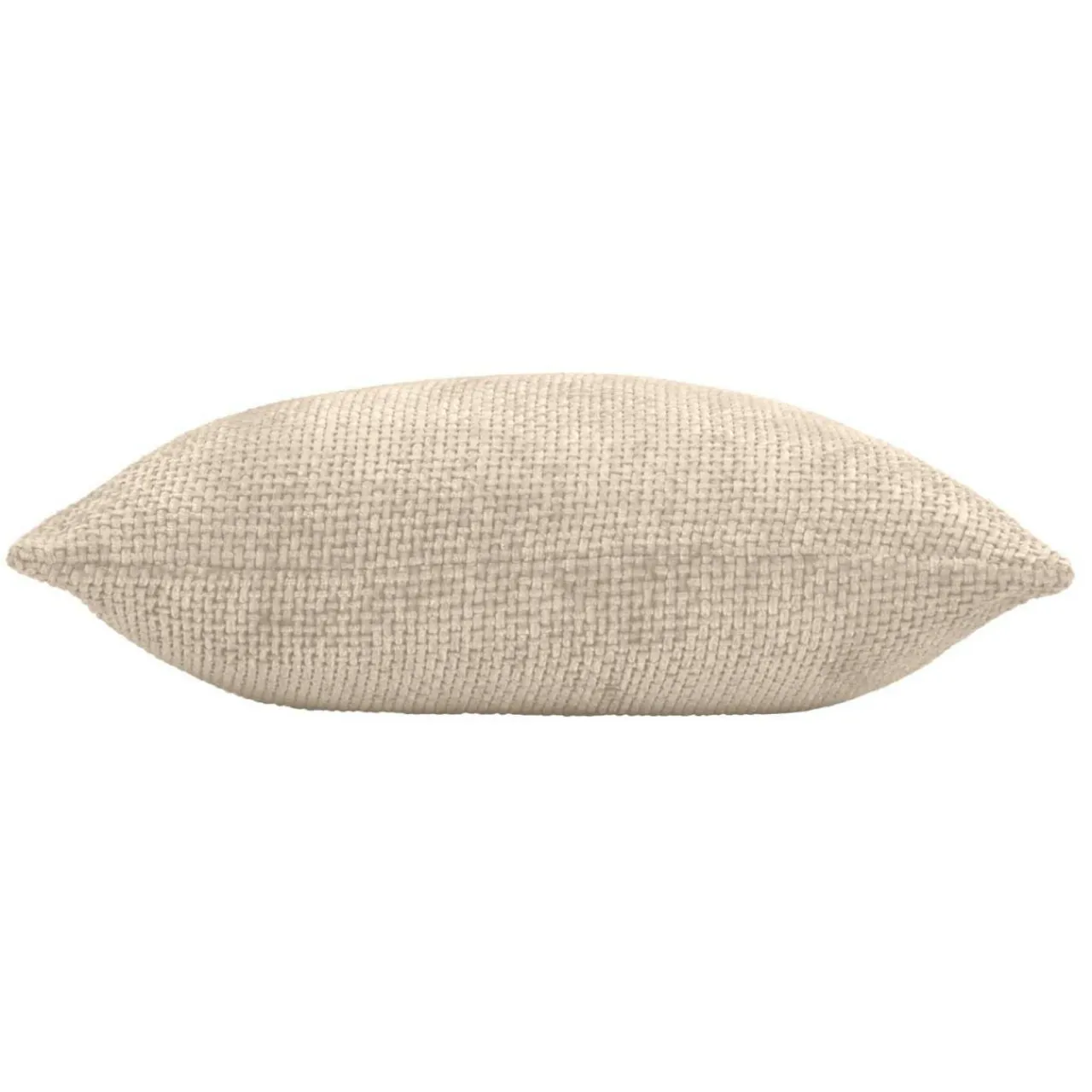 douceur d'intu017drieur Coussin carré velours (45 x 45 cm) Leo Ecru Clearance
