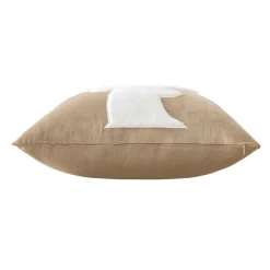douceur d'intu017drieur Coussin carré velours (45 x 45 cm) Vik sable Beige Sale