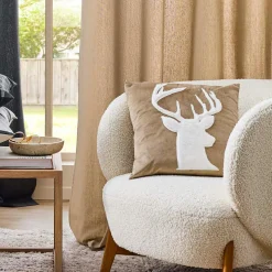 douceur d'intu017drieur Coussin carré velours (45 x 45 cm) Vik sable Beige Sale