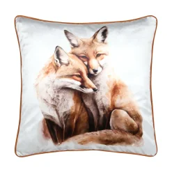 STOF Coussin carré (50 x 50 cm) Faune Orange