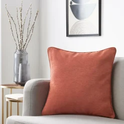 EMINZA Coussin carré (50 x 50 cm) Minuit Terracotta Clearance