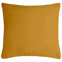 LOVELY CASA Coussin carré (40 x 40 cm) Nelson Jaune curry Jaune moutarde Hot