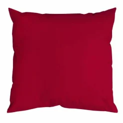 LOVELY CASA Coussin carré (60 x 60 cm) Nelson Rouge New