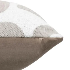 Atmosphera, cru017dateur d'intu017drieur Coussin carré (40 x 40 cm) Safina Beige Hot