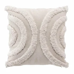 DOUCEUR D'INTERIEUR Coussin carré (40 x 40 cm) Zita Beige