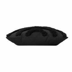 DOUCEUR D'INTERIEUR Coussin carré (40 x 40 cm) Zita Noir Outlet