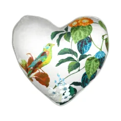 STOF Coussin cœur coton (40 x 40 cm) Emmy Ecru
