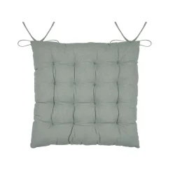 STOF Coussin de chaise carré coton (38 x 38 cm) Yuki Beige