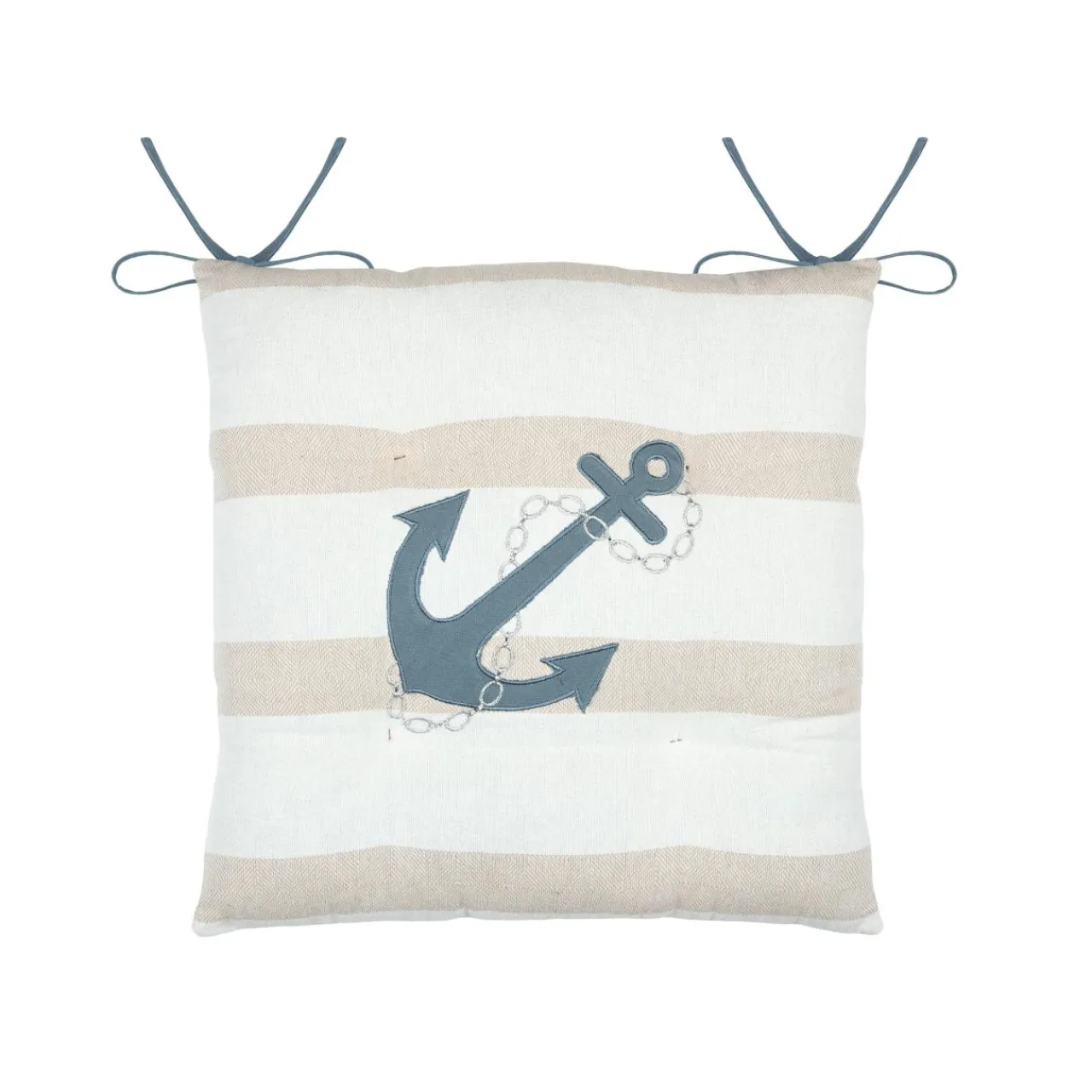 STOF Coussin de chaise carré coton (38 x 38 cm) Nautical Beige Sale