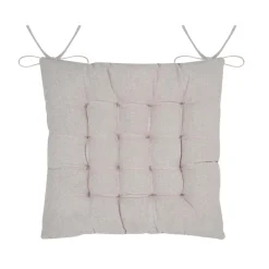STOF Coussin de chaise carré coton (38 x 38 cm) Tilda Gris Discount