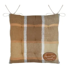STOF Coussin de chaise carré coton (38x38 cm) Wildforest Camel Clearance