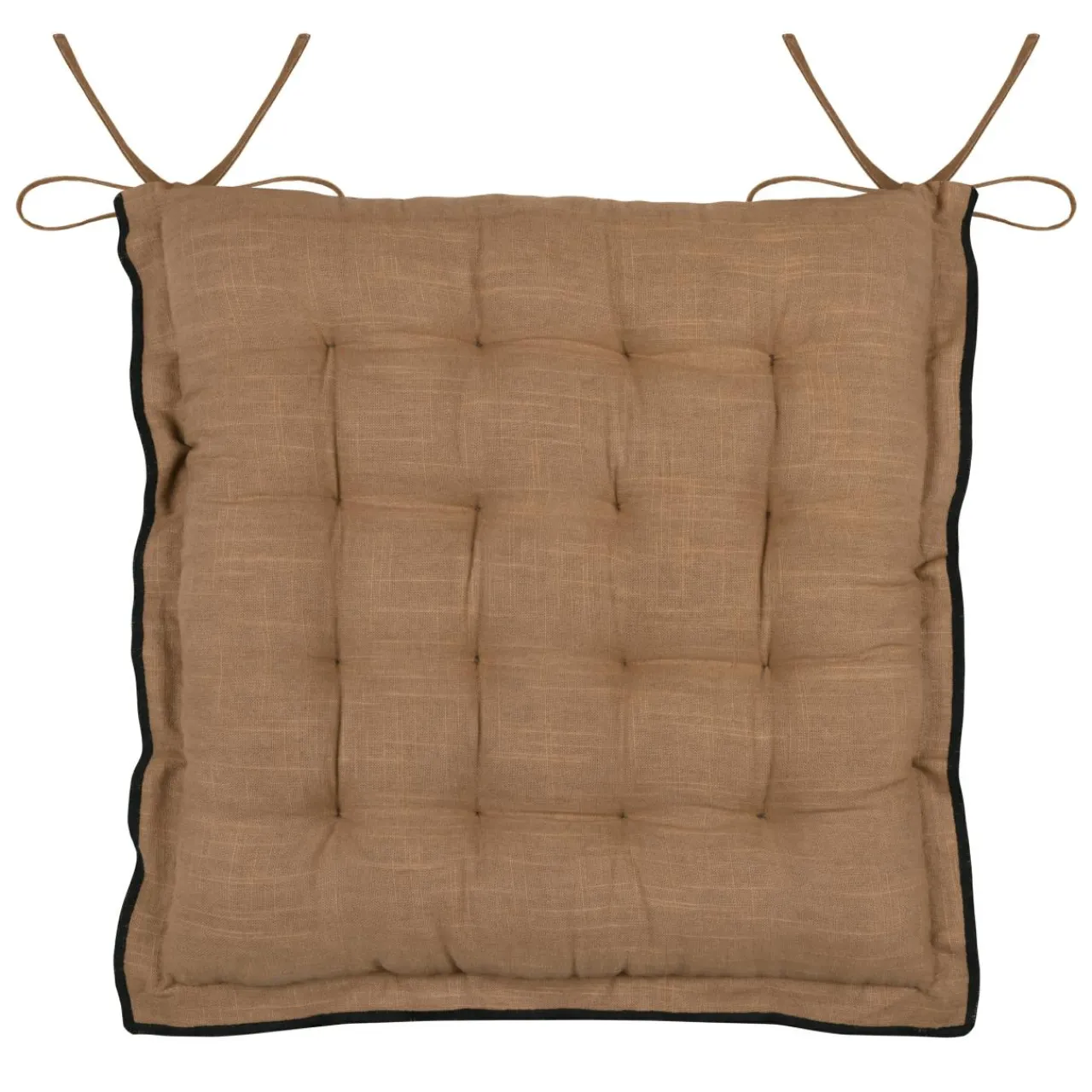 STOF Coussin de chaise carré coton (38 x 38 cm) Helios Camel Online