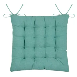 STOF Coussin de chaise carré coton (38x38 cm) Barbade Vert céladon Online