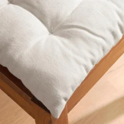 EMINZA Coussin de chaise carré coton (40 x 40 cm) Pixel Beige Sale
