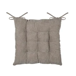 STOF Coussin de chaise carré velours (38 x 38 cm) Dandy Taupe Hot