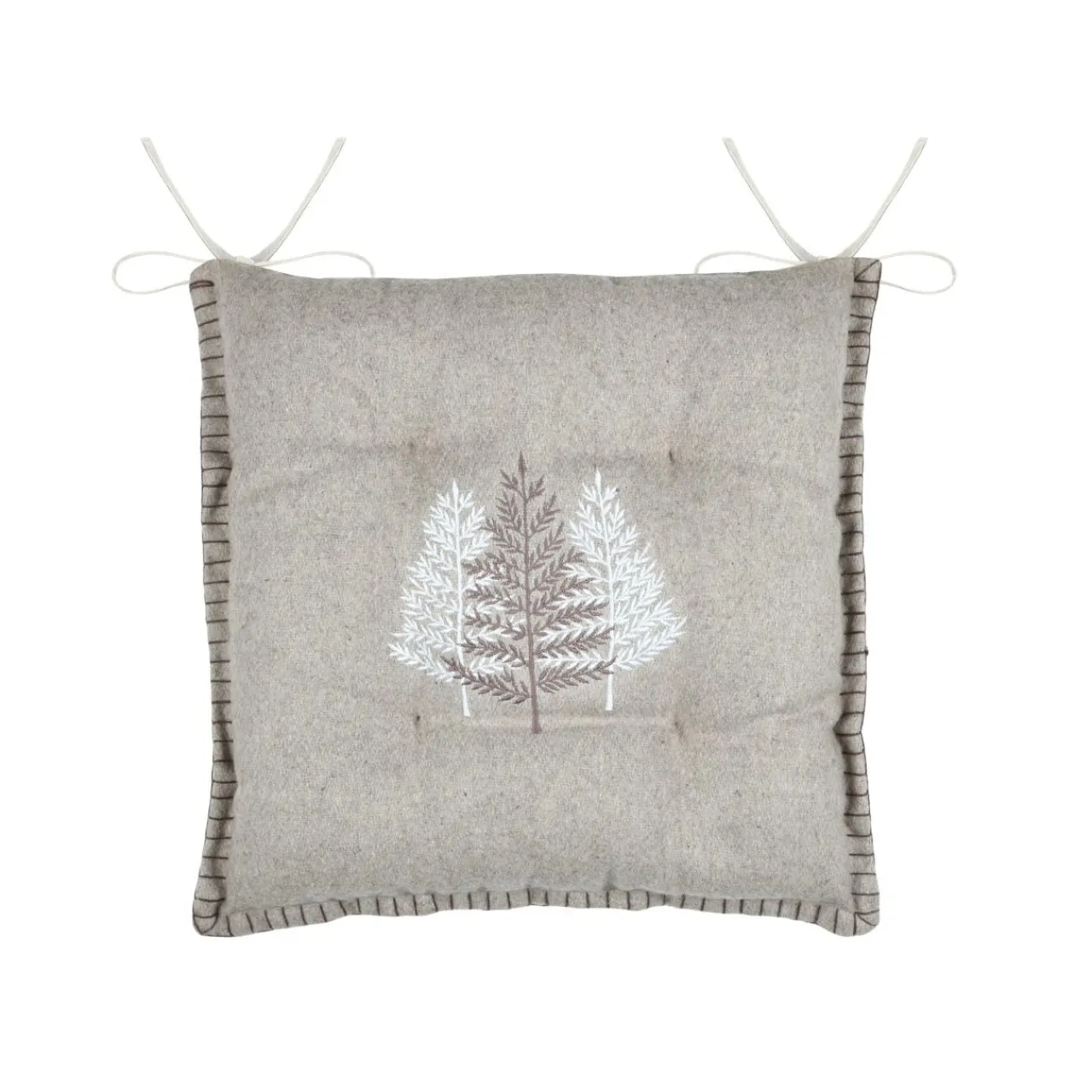 STOF Coussin de chaise carré velours (38 x 38 cm) Landry Beige Sale