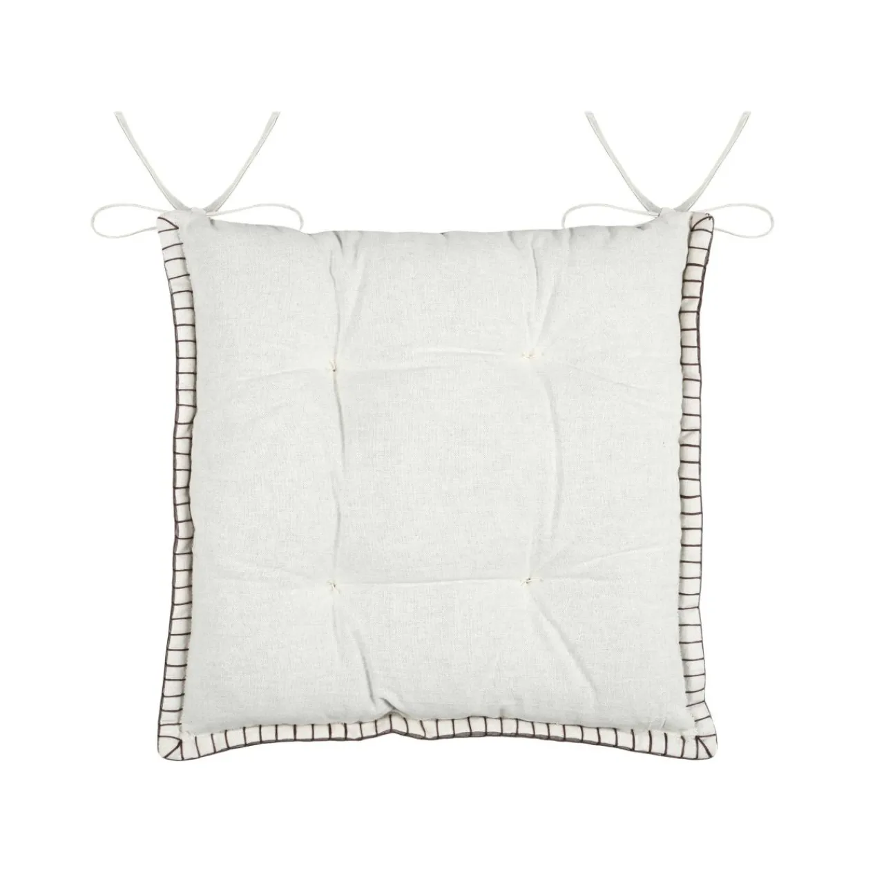 STOF Coussin de chaise carré velours (38 x 38 cm) Landry Beige Sale