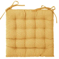 ATMOSPHERA Coussin de chaise carré (38 x 38 cm) Otto Jaune ocre Clearance