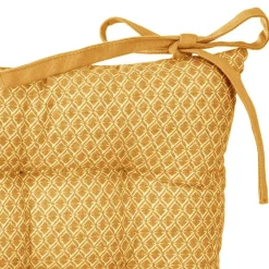 ATMOSPHERA Coussin de chaise carré (38 x 38 cm) Otto Jaune ocre Clearance