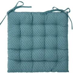 ATMOSPHERA Coussin de chaise carré (38 x 38 cm) Otto Bleu canard Hot