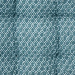 ATMOSPHERA Coussin de chaise carré (38 x 38 cm) Otto Bleu canard Hot