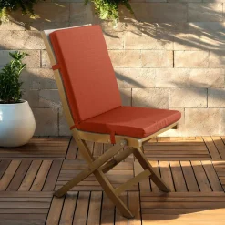 EMINZA Coussin de chaise extérieur avec dossier (90 x 40 cm) Sunset Terracotta Online