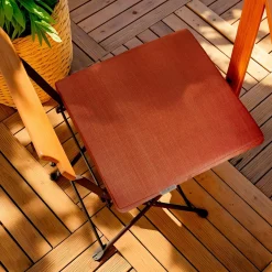 EMINZA Coussin de chaise extérieur carré (40 x 40 cm) Sunset Terracotta Best