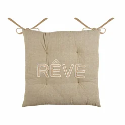 LOVELY CASA Coussin de chaise Maison ficelle Marron New