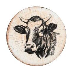 STOF Coussin de chaise rond (38 x 38 cm) Sallanches Marron Sale