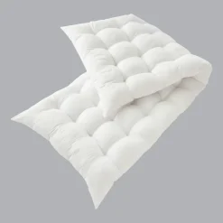 L'EFFET PAPILLON Coussin de garnissage bain de soleil microfibre (70 x 190 cm) Aéris Blanc Outlet