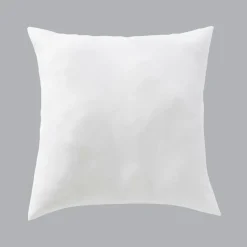 L'EFFET PAPILLON Coussin de garnissage carré microfibre (45 x 45 cm) Aéris Blanc Outlet