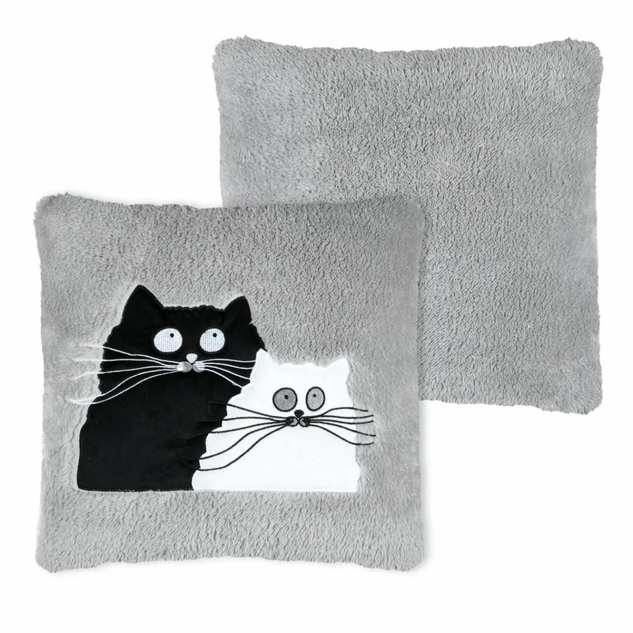 STOF Coussin de Noël carré (45 cm) Douillet Gris Hot