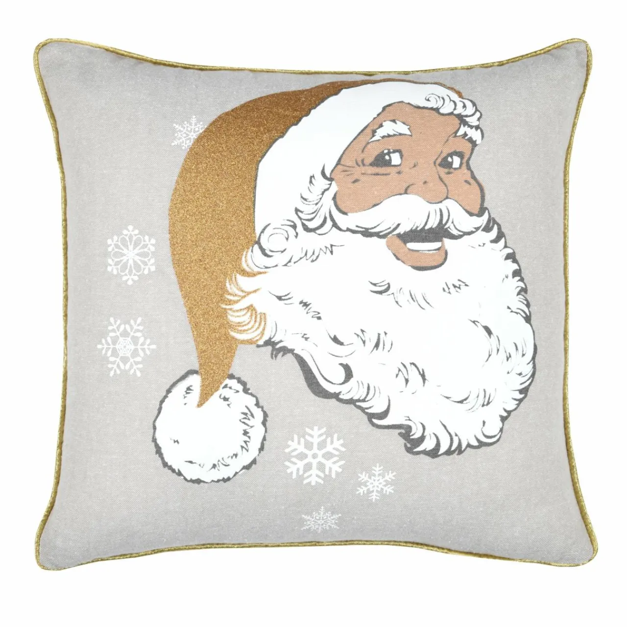 STOF Coussin de Noël carré (40 cm) Sibérie Beige