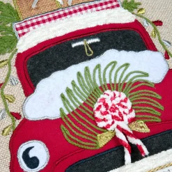 STOF Coussin de Noël carré (45 x 45 cm) Gifted Écru Ecru Sale