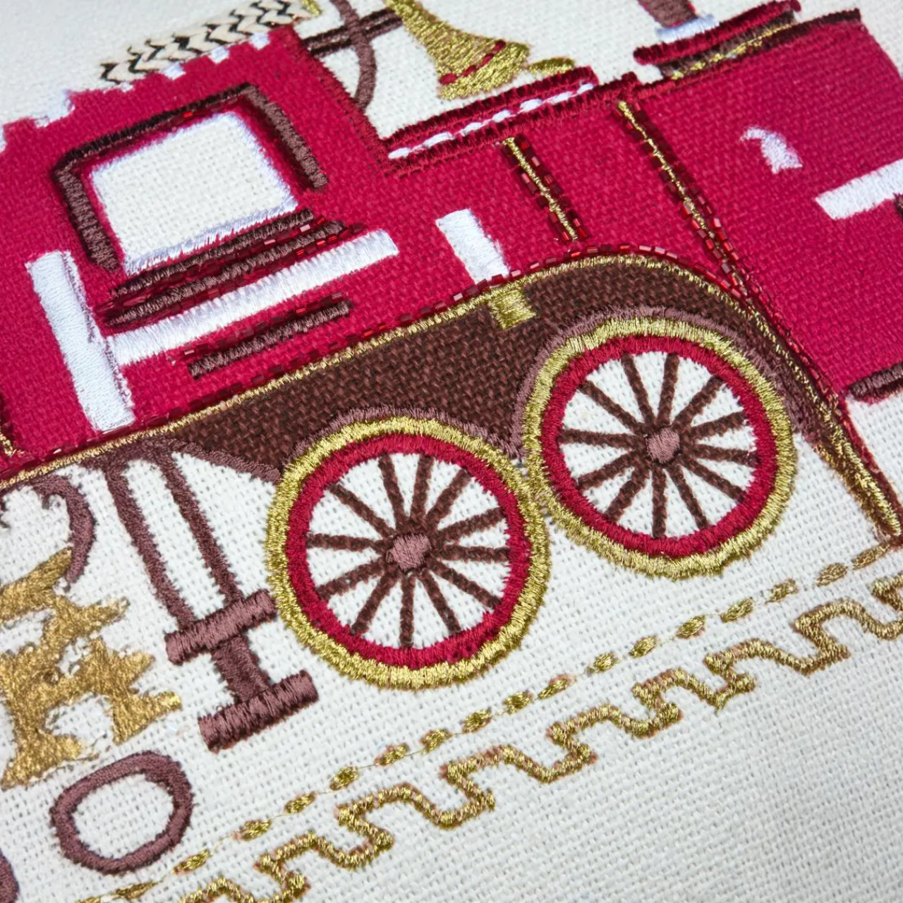 STOF Coussin de Noël rectangulaire (35 x 55 cm) Gifted Rouge Sale