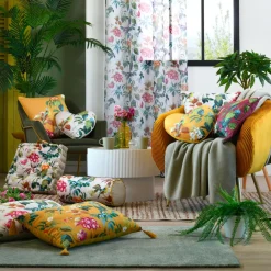STOF Coussin de sol coton (45 x 45 cm) Emmy Multicolore Online