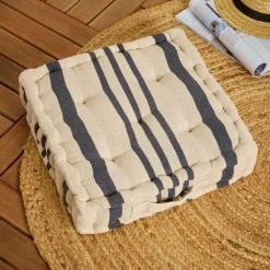 EMINZA Coussin de sol extérieur (45 x H10 cm) Nautira Gris ardoise